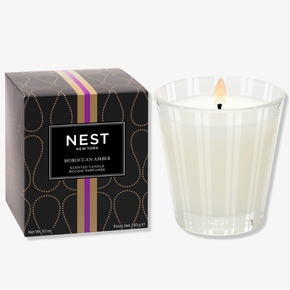 Nest Fragrances Moroccan Amber Scented Candle, New in Box, 8.1oz